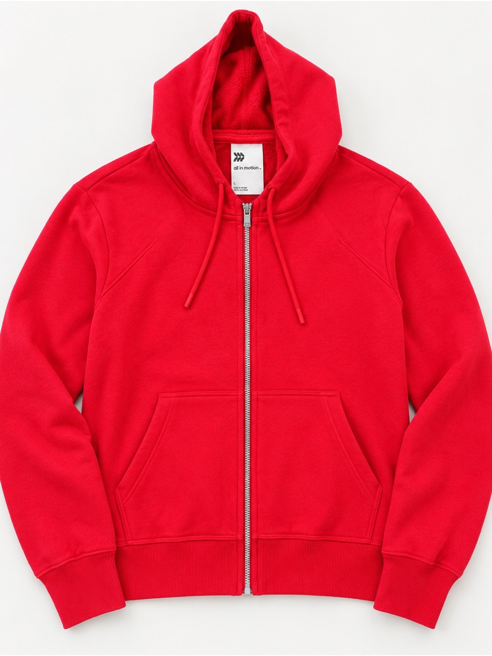 all in motion Bright Red Full-Zip Hoodie